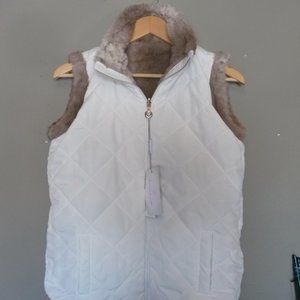 Keren Kane faux fur cutest vest ever!!